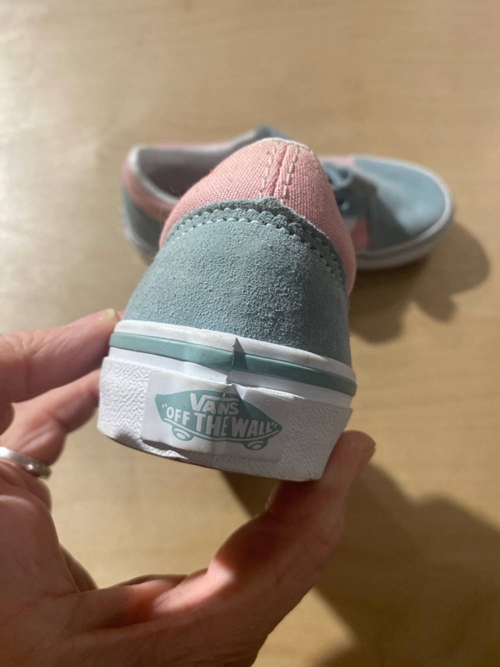 Vans Kids Two-Tone Pink and Light Blue Sneakers 13.0 (Box 1) - Picture 6 of 12